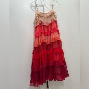 Multicolor Layered Women’s Dress